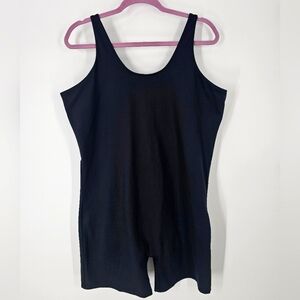 Girlfriend Collective Black Onesie Unitard Size 4XL